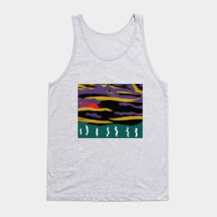 Colors and shapes of abstract work and environment. Tank Top